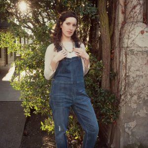 Sold Design Lab Bib Overalls Blue Denim (size S)